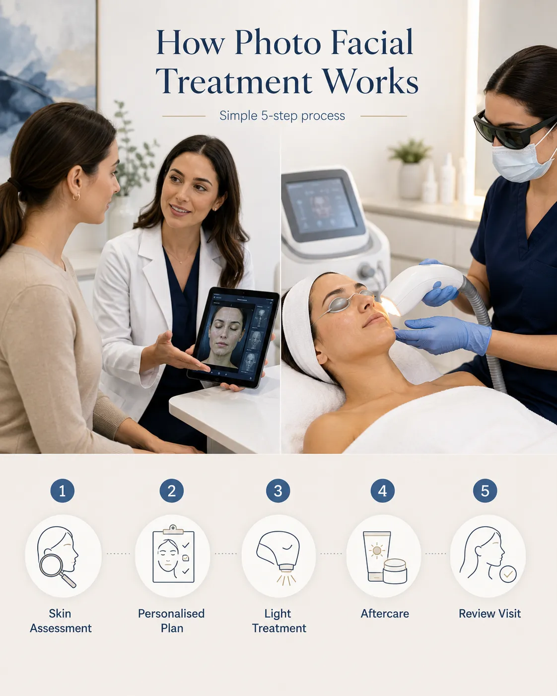 H2 - How Photo Facial Treatment Works at The Skin Clinic