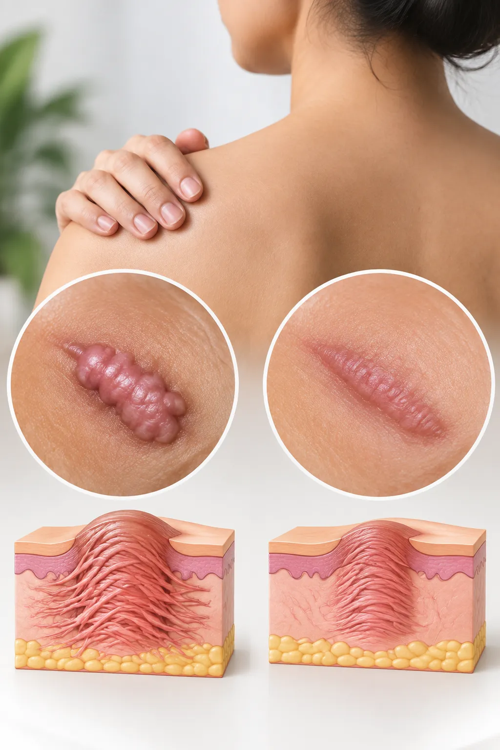 H2What Is a Keloid and How Is It Different from a Hypertrophic Scar